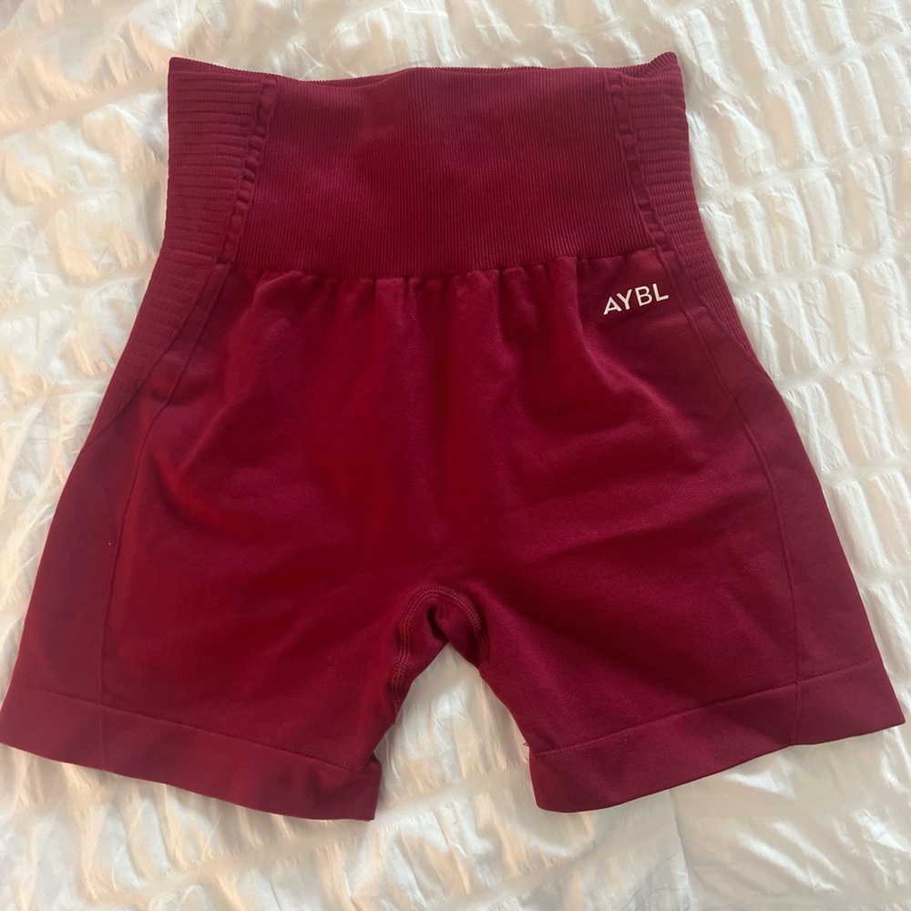 AYBL Deep Red Athletic Shorts